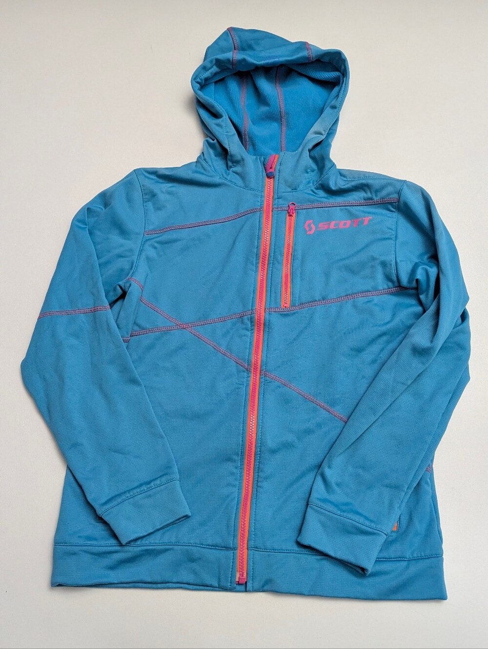 Scott Women's Cycling Zip Up Hooded Jacket Small